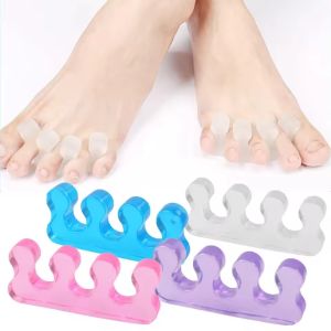 2PCS Silicone Finger Toe Separator Soft-Silicon Flexible Finger Toe Spacers for Nail Polish Pedicure Tools