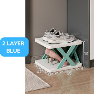 9 Layer Simple Folding Multi-tier Shoe Rack Balcony Shoe Rack Storage Rack For Dormitory Nordic Furniture
