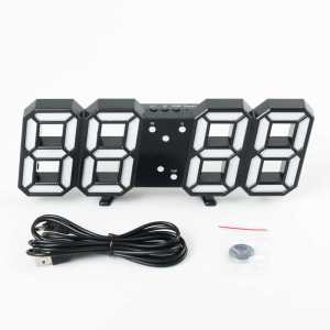 Digital Desk Jam Meja Alarm LED Date Temperature