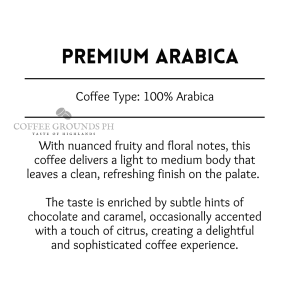 Coffee Beans - Sagada Arabica 200g Medium Roast | Organic Coffee in Resealable Pouch