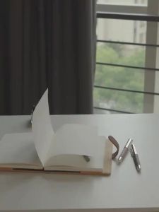[NaJUAN]Hongdian Fountain Pen 1866 Wooden Pen Retro High-end with White