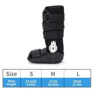 Walker Boot ROM Air Walking Fracture Boot with Air Pump Brace for Stabilizer Injured Foot Ankle Sprain Broken Toe Post Surgery