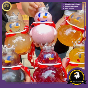 Botol Mixue Tumblr Boneka Salju 700ml Botol Minum Kekinian
