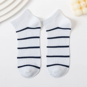 MGKS65 Kaos Kaki Pria Semata Kaki Blue Yellow Breathable Ankle Socks High Quality