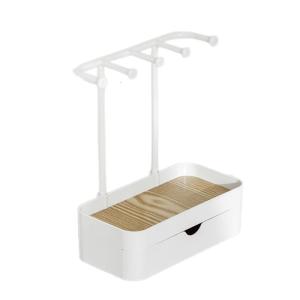 Elegant Necklace Display Holder Versatile Storage Stand Rack with Drawer and Hook for Necklace Bracelets