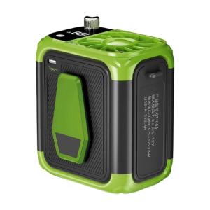 Portable Waist Fan Wearable Fan Summer Desk Fan Portable Waist Clip Fan Rechargeable For Outdoor Camping Traveling