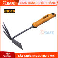 Bộ dụng cụ làm vườn INGCO dụng cụ xới đất cây đào đất cào xới đất làm vườn đi cắm trại xẻng đào đất cuốc đất.