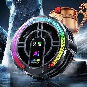 Tản nhiệt sò lạnh TH06 Pro AI Gaming LED RGB – làm mát nhanh cho máy tính bảngTản nhiệt sò lạnh TH06 Pro AI Gaming LED R