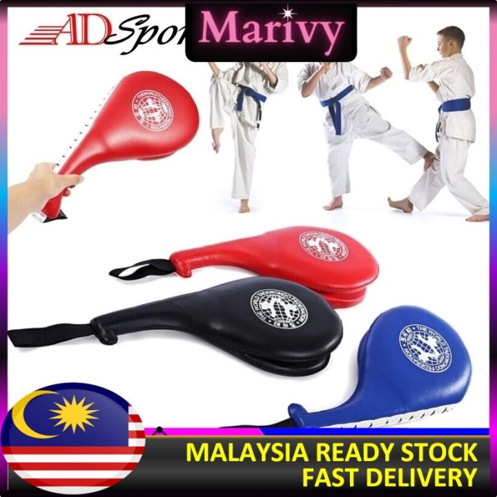 Taekwondo Kick Pads, PU Tae Kickboxing Strike Pad Boxing Pad Double