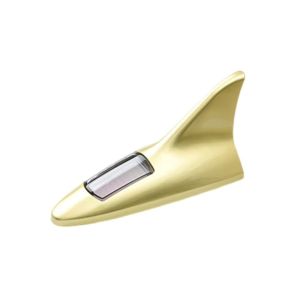 MIRELINA Solar Energy Charging Car Shark Fin Antenna Strobe Flash Mode 8 Light Effects LED Warning Light Cute Energy Saving Solar Car Antenna Car Exterior Modification