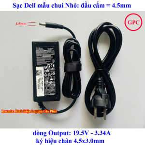 Sạc Laptop DELL 19.5V - 4.62A 90W / Sạc DELL 19.5V - 3.34A 65W Sạc DELL Chân to / Chân nhỏ