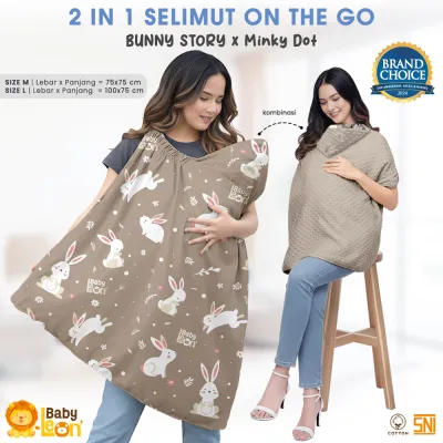 BABY LEON Selimut Bayi Multifungsi Selimut Bayi Baru Lahir Selimut Tidur Bayi Baru Lahir Alas Tidur Bayi BS-330