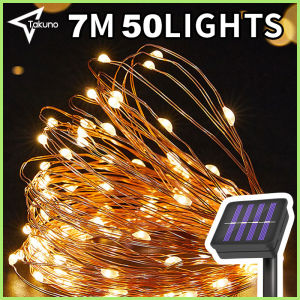 Solar 100 led string fairy light Christmas light with Outdoor Waterproof Garden /Party LED Solar String Lights Bubbles Crystal Ball Globe Fairy