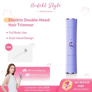HODEKT Electric Shaver Dual Head Rechargeable Full Body Hair Trimmer Powerful Motor