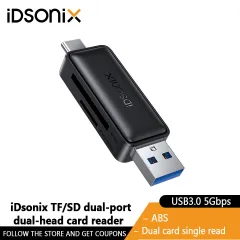 IDsonix 7-Port USB 3.0 Hub | 5Gbps Data Transfer | Red Compact Design For Laptop & Desktop