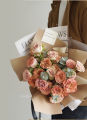 KRAFT CRAFT BROWN Flower Wrapping Paper Bouquet Gift Florist Wrap Wrapper Kertas Pembalut Bunga Hadiah Borong. 