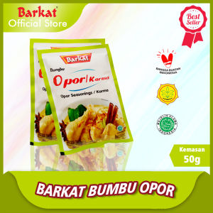 Barkat Bumbu Opor Ayam Instan Basah Mpasi/Bumbu Opor Ayam Padang /Bumbu Masak Instan Kemasan 50 Gram Khas Sejak 1939
