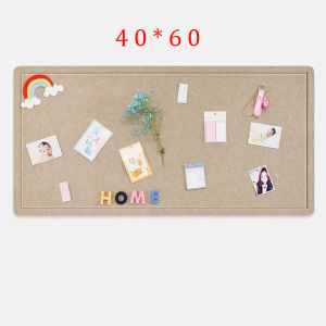 กระดานสักหลาด ความหนา 9mm ตกแต่งผนัง กระดานข้อความ สามารถใช้ตั้งโชว์รูปภาพ เก็บกุญแจ และสร้อยคอได้ ติดตั้งง่าย