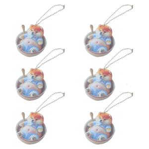 Charming Cats Themed Auto Interior Ornament Premium Acrylic Multipurpose Decorative Pet Inspired Acrylic Vehicle Spare