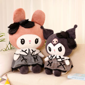 JOJO CASTLE 40/50/70/85cm Sanrio Plush Big Size Kuromi Melody Cinnamoroll Plush Toys Pillow Anime Stuffed Doll Anime Sofa Cushion Girls Room Decoration Xmas Gift Birthday Gift for Kids Girls 三丽鸥 娃娃