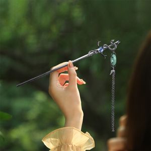 ERYRG วันต่อวัน ประณีตประณีตประณีต ส้อมผมผม ของขวัญสำหรับเด็ก ทองแดงทองแดง งูเนส ผีเสื้อรูปผีเสื้อ เครื่องมือออกแบบทรงผม แท่งติดผมรูปทรงเรขาคณิต ปิ่นปักผมมีพู่ห้อย กิ๊บติดผมสไตล์จีนใหม่