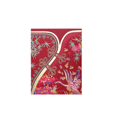 LANCE Solid Cheongsam Red Envelope Rectangular Hot Stamping Red Packet Creative Vintage Qipao Lucky Money Bag 2025