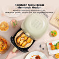 SAMONO Mini Air Fryer 2.4 Liter Low Watt Mesin Penggorengan Tanpa Minyak Garansi Resmi 1 Tahun SW-AFG24. 