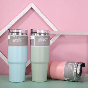 แก้วน้ำสุญญากาศสแตนเลส 304 แก้วเก็บความเย็น ขนาด 600ml และ 890ml