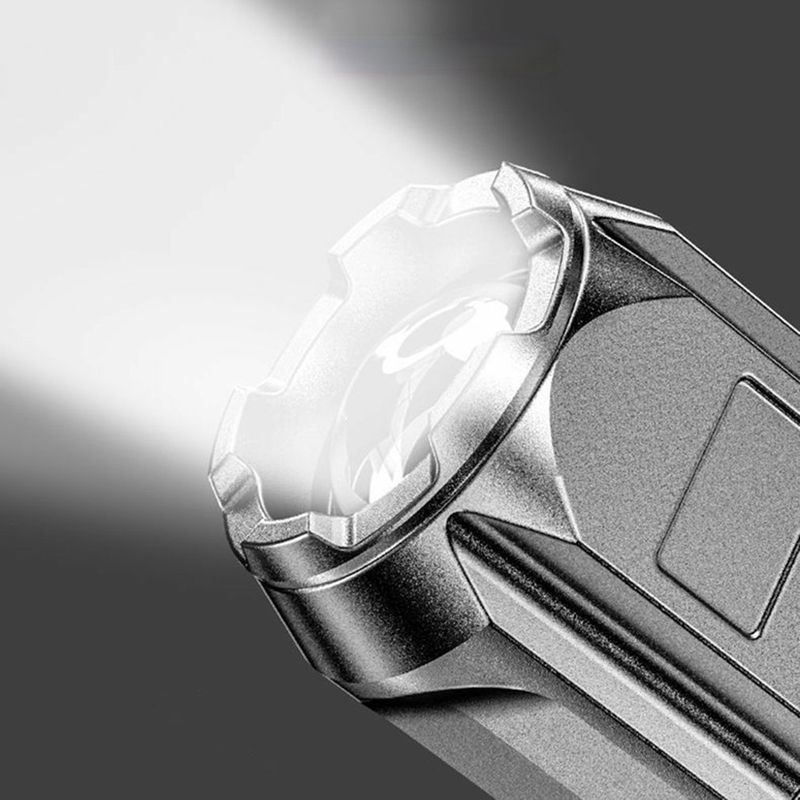 Highlight Zoom Tactical LED Flashlight, Strong Light 3 Modes Waterproof Rechargeable Torch For Outdoor
_voghion.com