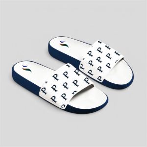 BRZ-Alfabet P Sendal Pria Wanita 0557 Motif Size Anak 26-35 Dewasa 36 - 43 Sol PVC Anti Slip Ready