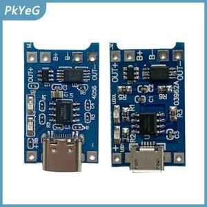 PkYeG 10pcs 1A TP4056 pin lithium sạc Board Loại C Micro với ban bảo vệ cho lithium sạc mô-đun