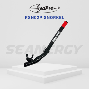 Seapro RSN02P/1156KP-K Snorkel for Scuba Diving Snorkeling Dive Center Rental Seanergy Scuba