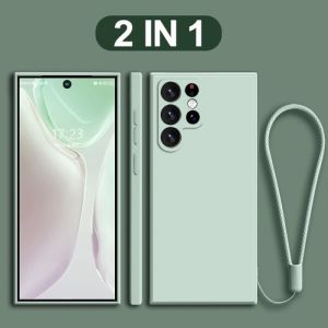 Casing Samsung Galaxy S23 / S23 Ultra / S23 Plus Nasa Side Printing Square Suede Microfiber Square Silikon Soft Case Handphone