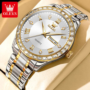 Sale Original Branded OLEVS Watch For Mens High Quality Precise Timing Waterproof 2024 Stainless Steel Watches Box storage