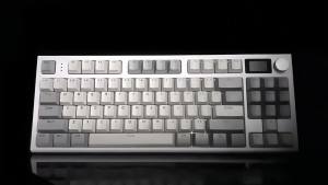 DGY RK86 Wireless Mechanical Keyboard 75% TKL RGB Backlit Keyboard Hot-Swappable Three-Mode Gasket Mount with Smart LED Display