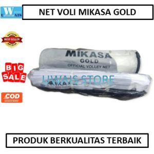 TERBARU !!! Net Bola Voli Mikasa Gold Volley Volly - Net Voli Murah - Net Bola Voli - Net Mikasa OriginaI - Net Mikasa Murah