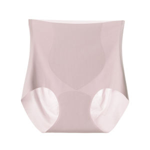 กางเกงกระชับหน้าท้องเอวสูงสำหรับผู้หญิงไซส์ใหญ่ กางเกงชั้นในกีฬาโยคะไร้ตะเข็บ โปรตีนไหมต้านเชื้อแบคทีเรีย กางเกงชั้นในยกกระชับสะโพก