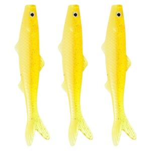 3pcs Artificial Swimbait Saltwater Sinking Baits Soft Lure 14cm 12.9g Paddle Tail Fishing Lure for Trout Swim Baits
