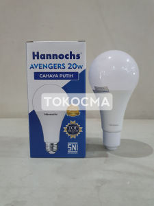 Lampu Bohlam LED Bulb Avengers 3w5w7w9w12w15w20w Hannochs Cahaya Putih Kuning