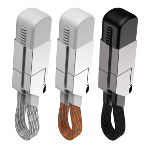 Loại C 60W Cáp dữ liệu sạc nhanh Keychain 6 Trong 1 Đa Chức Năng Cáp sạc nhanh Keychain Cáp Dữ Liệu Cho Điện Thoại