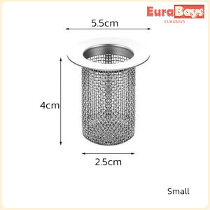 E.B. Multifunctional Stainless Steel Floor Drain Bathroom Sink Drain Strainer Hair Catcher Anti-clog Trap