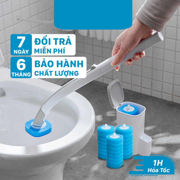 Chổi Cọ Nhà Vệ Sinh,Bồn Cầu Dùng 1 Lần Tiện Lợi lần xoay 360 độ Mang ...