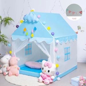 Over size Play Tent Toys for Kids Princess Spacious Playhouse Teepee Toys Khemah Kanak Kanak Oversized Playhouse Castle Tent