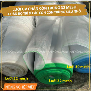 combo 5m/10m Lưới 32 mesh chắn Bọ Trĩ - Lưới chắn côn trùng cho cây ăn trái Lưới trồng rau ngăn côn trùng
