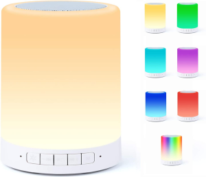 Smart led Bluetooth music lamp touch lamp portable speaker