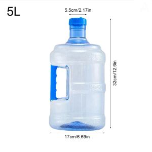 LONGB 1Pcs Outdoor Car Storage Bucket Pure Water Bottle Jug Portable Food Grade Dispenser Barrel Empty Mineral Water Container