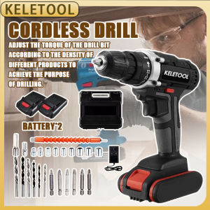 Dc battery cordless electric drill electric household electric drill screwdriver mini wireless power supply