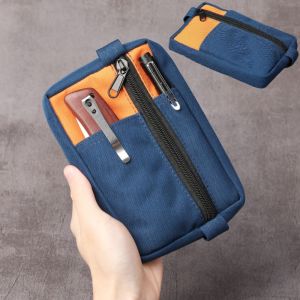 JEAWR Sundries Bag EDC Tool Bag Credit Card Wallet Wallet Coin Purse Mini EDC Pouch Portable Tool Pocket Tool Storage Bag Camping Hiking