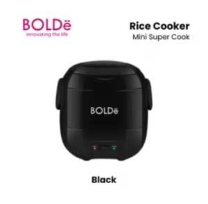 BOLDE Mini Rice Cooker Super Cook 0.3 Liter | Penanak Nasi Kecil Magic Com Travel Low Watt VE-03 Non Stick Coating