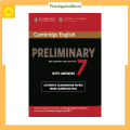 Bộ sách Cambridge Preliminary English Test (PET) 1-8, file nghe được gửi qua mail. 